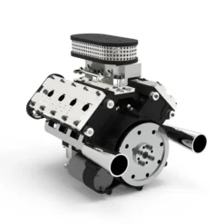 ENJOMOR V8 GS-V8 78CC DOHC Gasoline V8 Engine Model That Works with Starter Kit