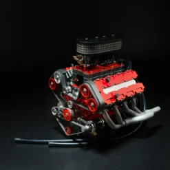 ENJOMOR V8 GS-V8 78CC DOHC Gasoline V8 Engine Model That Works with Starter Kit