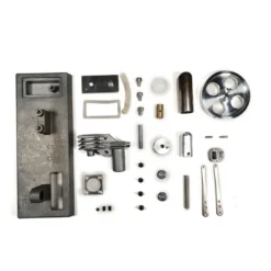 ENJOMOR Vintage γ-Type Stirling Engine Kit with Luminous Flywheel - STEM Toy