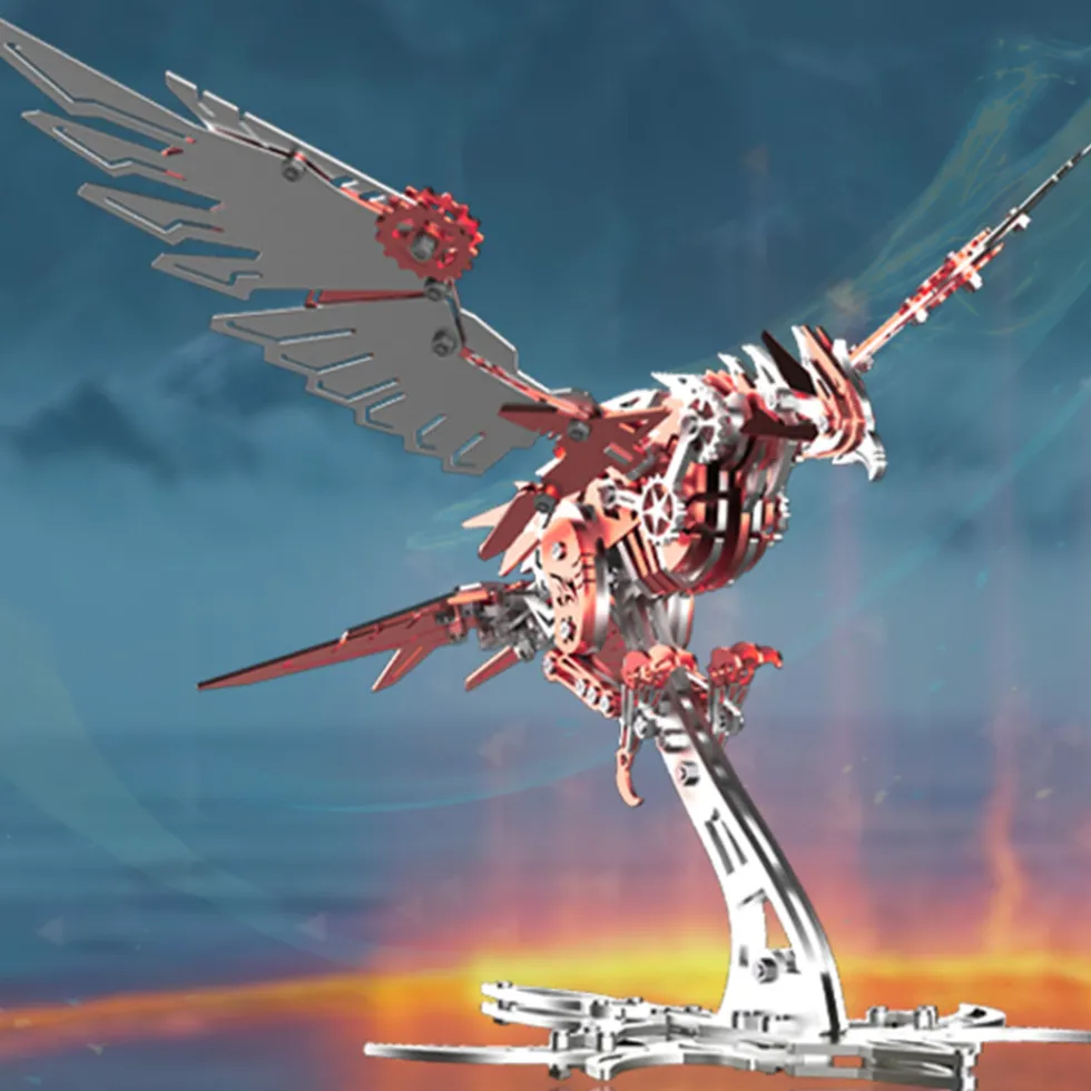 Falcon Predator 3D Metal Mechanical Bionic Assembly Model Kit
