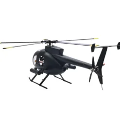 FLISHRC FL500 AH-6 Little Bird 500-Class 2.4G 6CH Scale RC Helicopter Model with L7 Flight Controller and 4-Mode Positioning GPS RTF