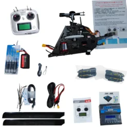 FLISHRC FL500 Bell AH-1 Cobra 500-Class 2.4GHz 6CH Scale RC Helicopter with L7 Flight Controller, 4-Mode GPS Positioning, Realistic Cockpit – RTF Remote Control Helicopter
