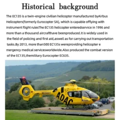 FLISHRC FL500 EC135 500-Class 2.4GHz 6CH Scale RC Helicopter – L7 Flight Controller & 4-Mode GPS Precision Positioning (RTF)