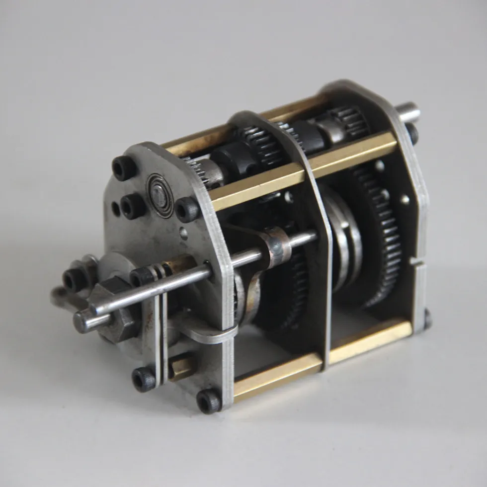 Four Gear Box Assembly DIY Modified Accessories for Methanol Engine RC Car Model