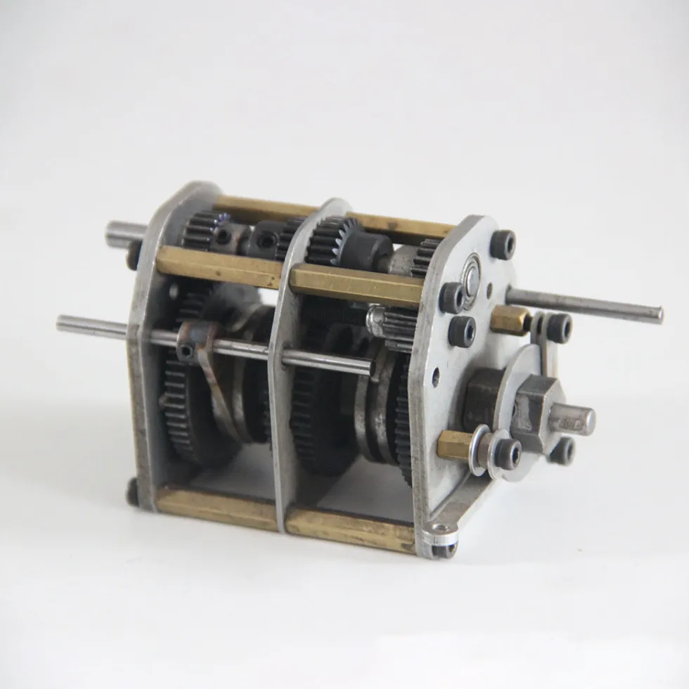 Four Gear Box Assembly DIY Modified Accessories for Methanol Engine RC Car Model