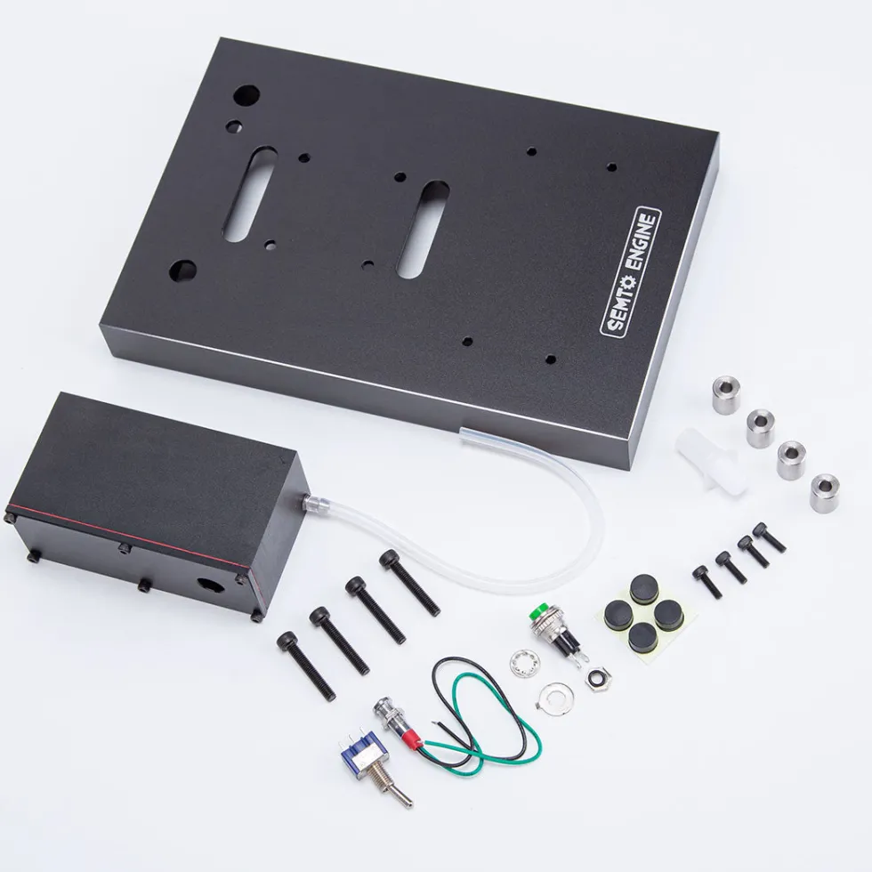 Full Metal One Key Start Stand with Fuel Tank and Fuel Pipe for SEMTO ST-NF2, TOYAN L200AC, OTTO MOTOR Engine