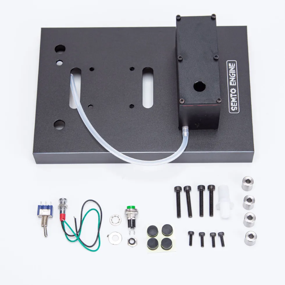 Full Metal One Key Start Stand with Fuel Tank and Fuel Pipe for SEMTO ST-NF2, TOYAN L200AC, OTTO MOTOR Engine