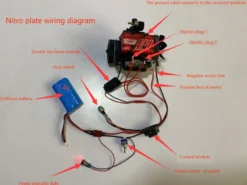 Gas Conversion Kit for TOYAN FS-L200AC Nitro Engine - OTTO MOTOR & SEMTO ENGINE Version