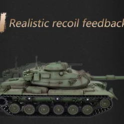 1/16 2.4G RC Tank American M60A3 Main Battle Tank Model Vehicle with Lights & Sounds