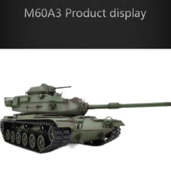 1/16 2.4G RC Tank American M60A3 Main Battle Tank Model Vehicle with Lights & Sounds