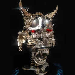 Hannya 3D DIY Mechanical Punk Japanese Ghast Mask Metal Assembly Model