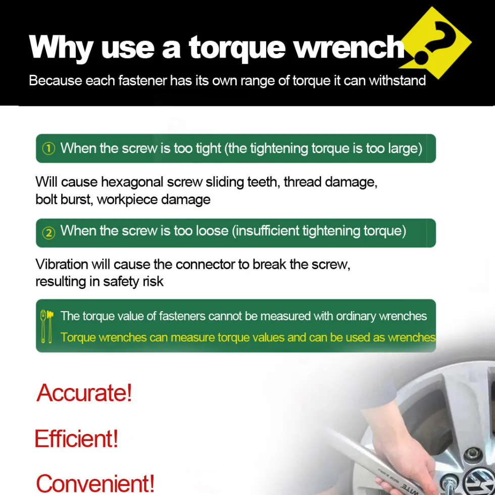 High-precision Mechanical Adjustable Torque Wrench Set DIY Tools Kit - 14Pcs