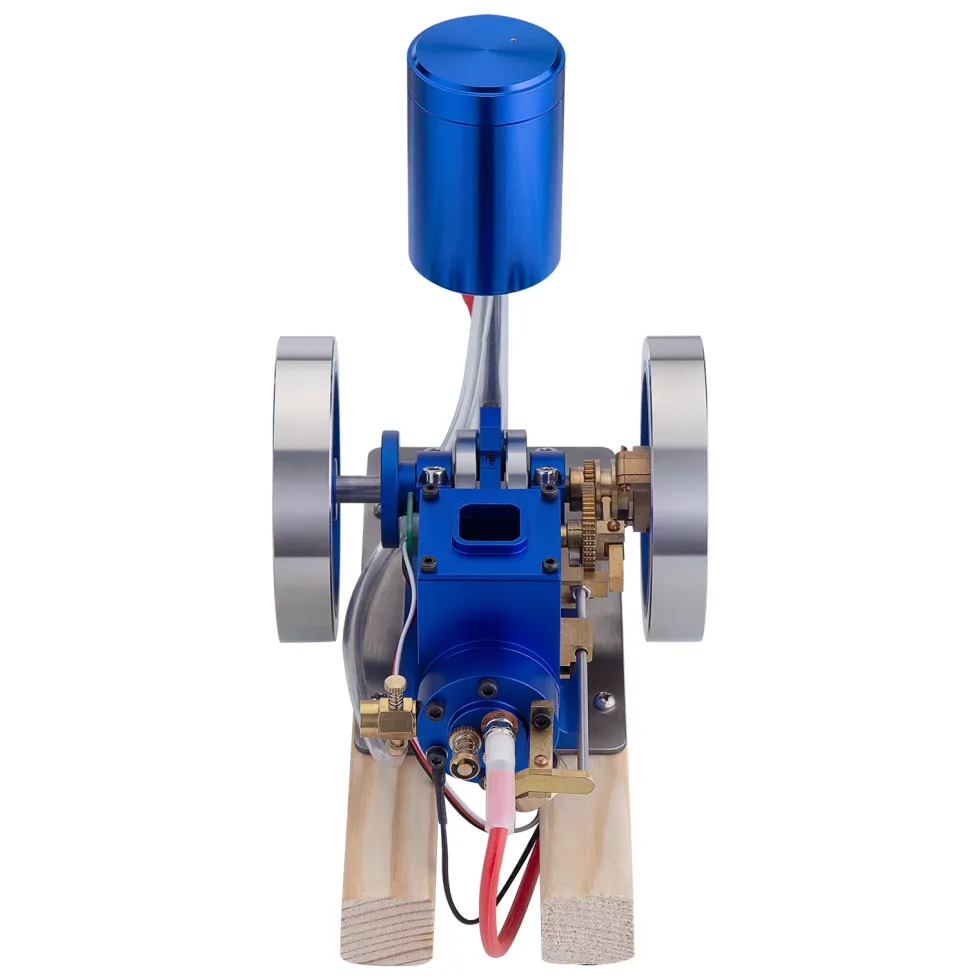 Hit and Miss Engine Full Metal IC Engine Model Water Cooled Gasoline Engine with Base Gift Collection
