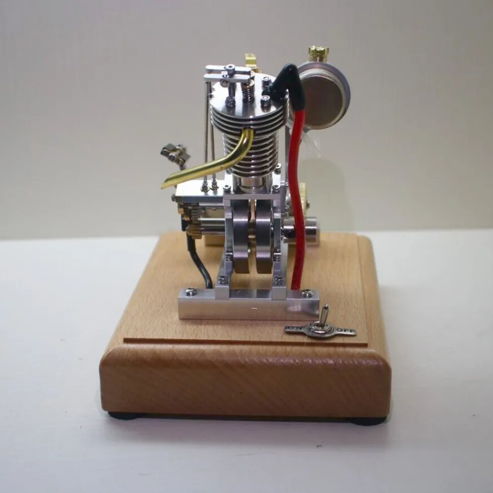 H09 Mini Hoglet Single-Cylinder Four-Stroke Gasoline Engine Model for Motorcycles with Pedal Start