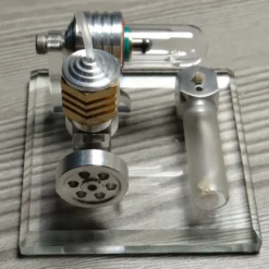 Hot Air Single Cylinder Stirling Engine Model-Enginediy