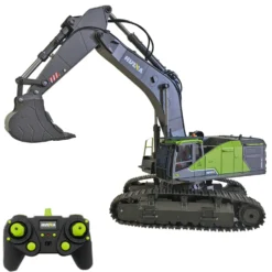 HUINA 1: 14 22CH 2.4G RC Excavator Remote Control Truck Engineering Vehicle Model Unique Gift for Kids, Teens and Adults