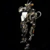 Humanoid-1 3D Metal Future Mech War Machine Model with Articulated Joints & Lights