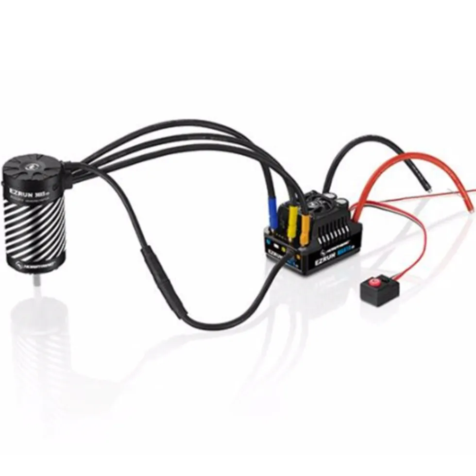 HW EzRun MAX10 G2+3652 G3 3300KV Sensored Brushless Power Kit with Extension Wire&ESC&Motor Set