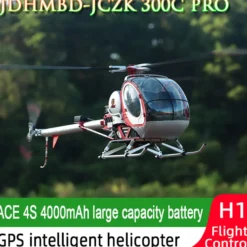 JCZK 300C PRO 2.4G 12CH Flybarless RC Helicopter Model with H1 PRO Smart Flight Control and GPS Positioning (RTF Version)