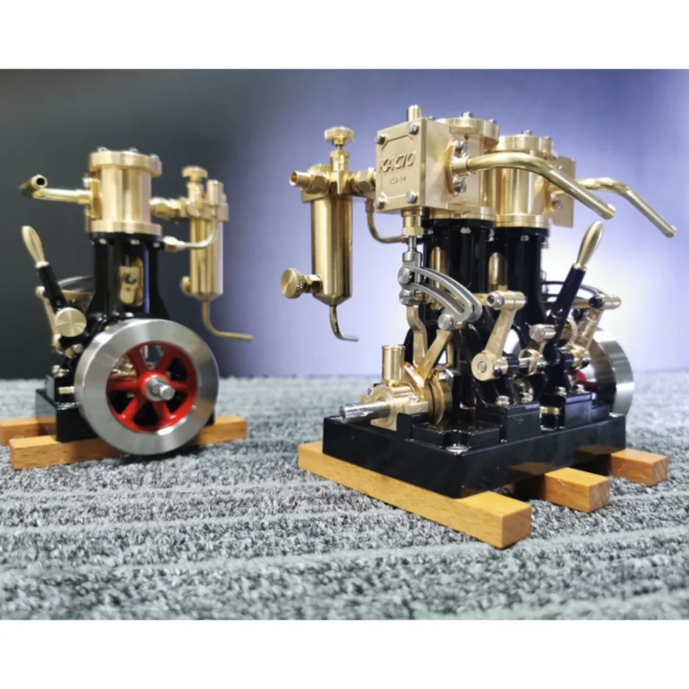 KACIO LS1-14 Single Cylinder Reciprocating Steam Engine Model for Model Ship Model Boat Above 60cm