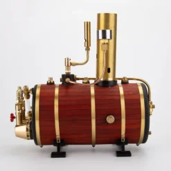 KACIO WS100L 850mL Horizontal Steam Boiler for Model Ship Steam Engine