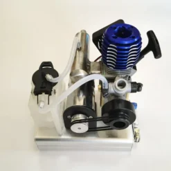 Level 15 12V 2 Stroke Methanol Nitro Engine Generator Model with Cooling Fan (5V 1.5A USB Charging)