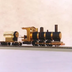 Live Steam Locomotive Model Train Engine 1:87 Ho Scale with Steam Engine Boiler Fuel Tank Track