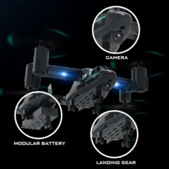 LMRC V-22 2.4G 6CH Land/Air Dual-Mode Scale RC Helicopter Model with Optical Flow Positioning