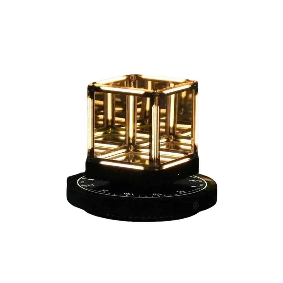 Magnetic Levitation Cube Desk Decor