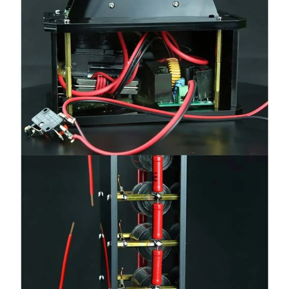Marx Generator Kit 10 Stage High Voltage DIY Lightning Experiment Educational Model - Enginediy