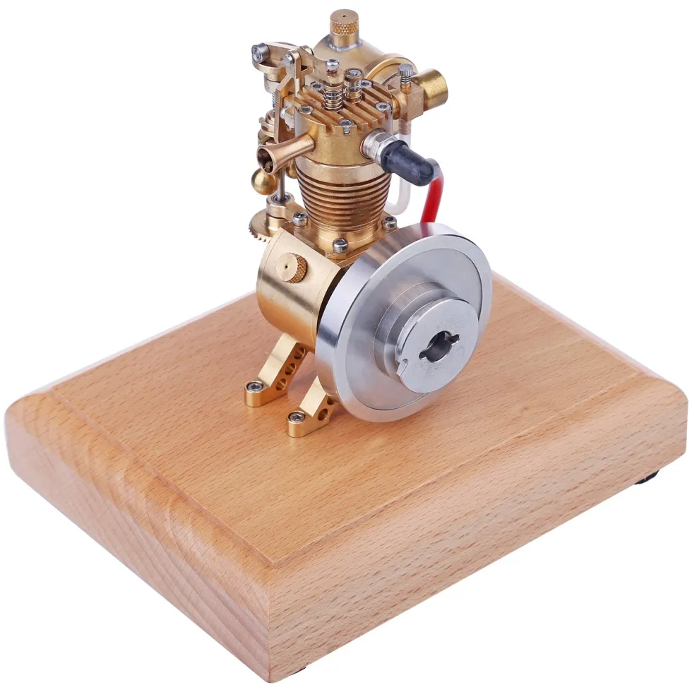 M19 1.6cc Mini SAM Hit and Miss 4 Stroke Vertical Gas Engine Internal Combustion Engine Model with Flying Ball Speed Limiter