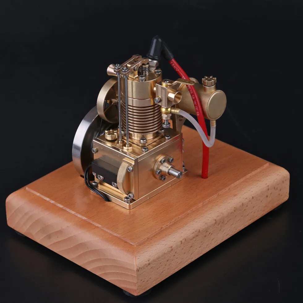M16 1.6cc Mini 4 Stroke Gasoline Engine Model Vertical Air-cooled Single-cylinder Engine with Wooden Base