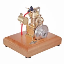M16 1.6cc Mini 4 Stroke Gasoline Engine Model Vertical Air-cooled Single-cylinder Engine with Wooden Base