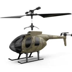 MD500 2.4G RC Airplane 4CH 6-axis Gyroscope Simulation Helicopter Model Toy (RTF Version/Green)