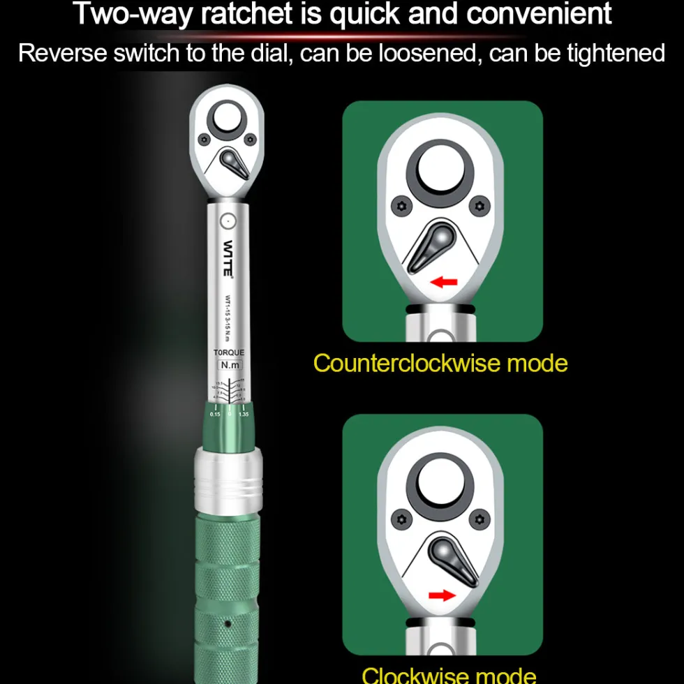 Mechanical Adjustable Torque Wrench Tools Set (14PCS)