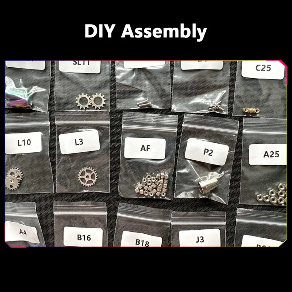 Mechanical Beetle 3D Metal DIY Insect Metal Assembly Model Colorful Parts Toy 200PCS