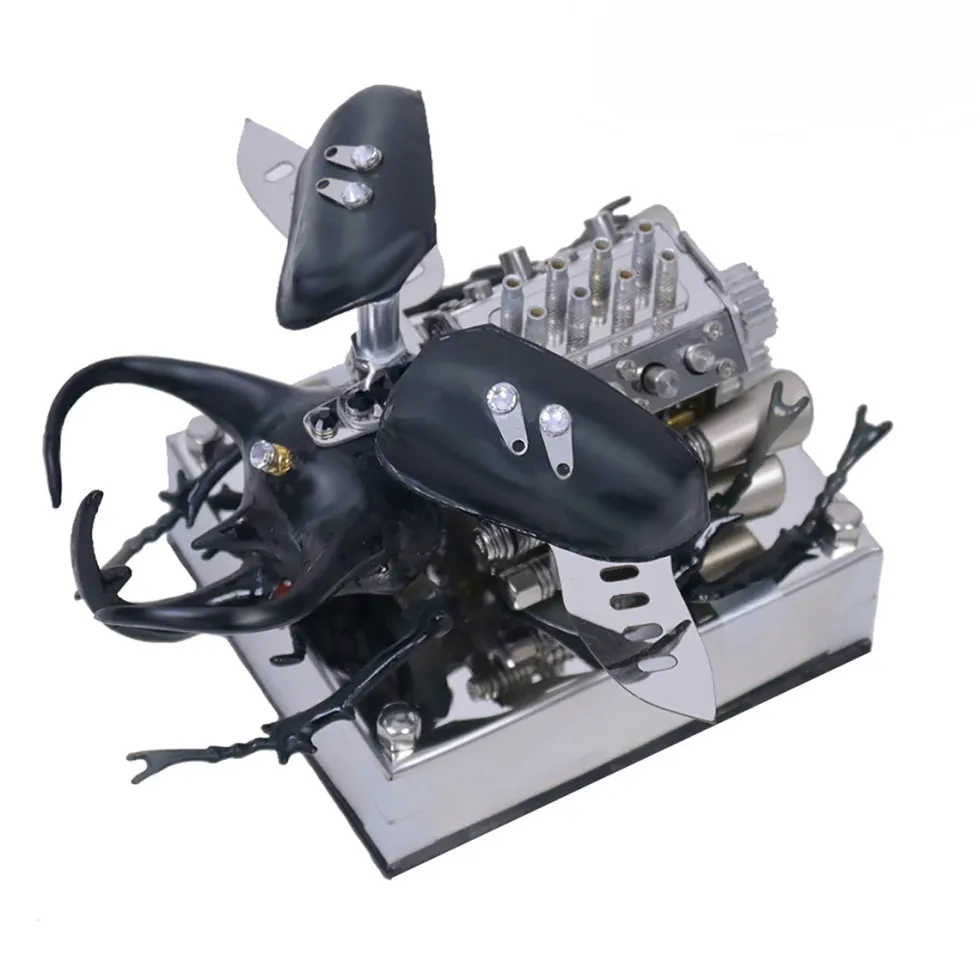 Mechanical Beetle Dynamic Mini V8 Simulation Insect Engine