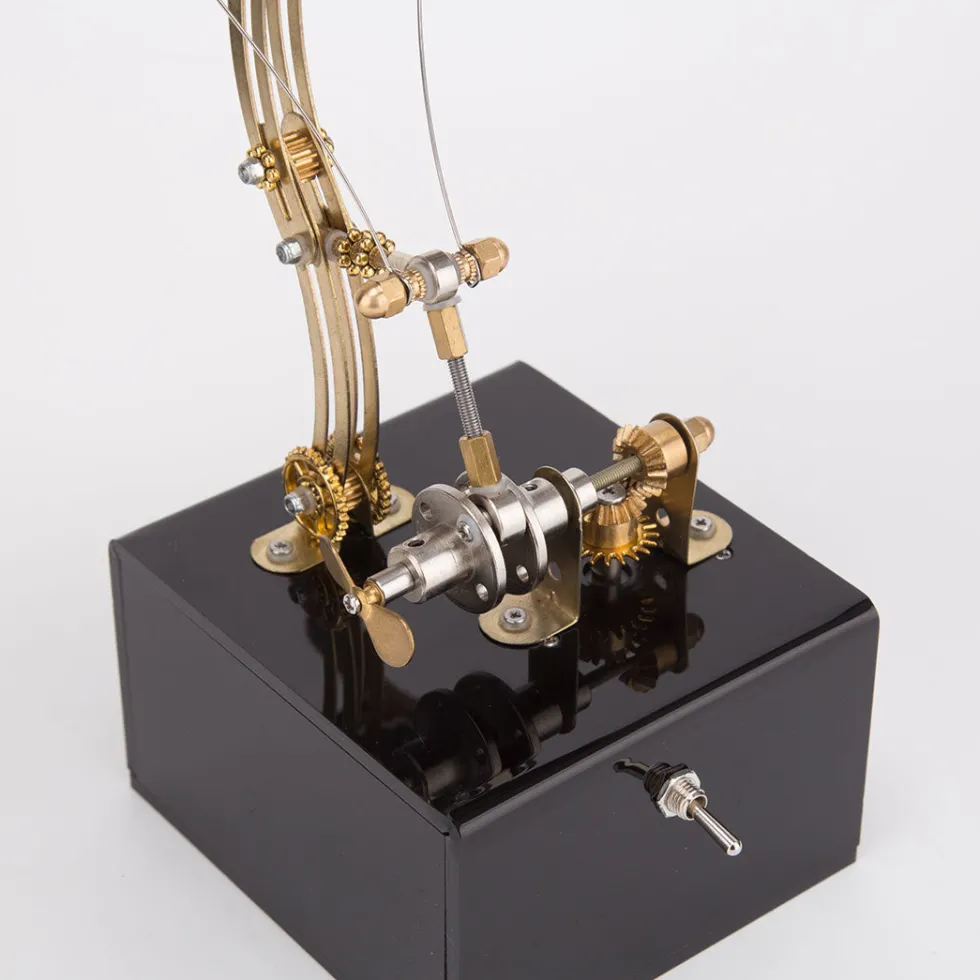 Mechanical 3D DIY Dynamic Butterfly Metal Model Building Kits with Music Box