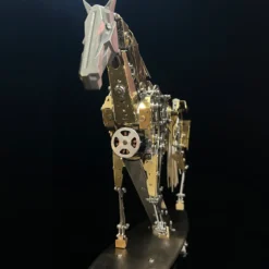 Mechanical Running Horse 3D Metal Puzzle Kinetic Horse Assembly Model Kit 300PCS