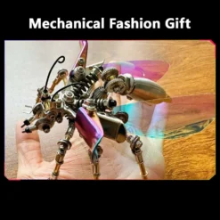 Mechanical Wasp 3D Metal DIY Assembly Model Kit Toy 180PCS