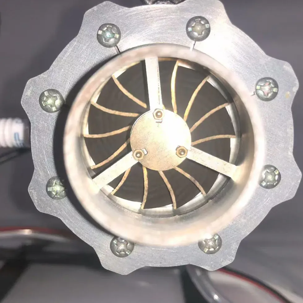 Miniature Turbofan Engine Model Precision-Crafted Removable and Maintainable Jet Engine with Liquid Gas Combustion