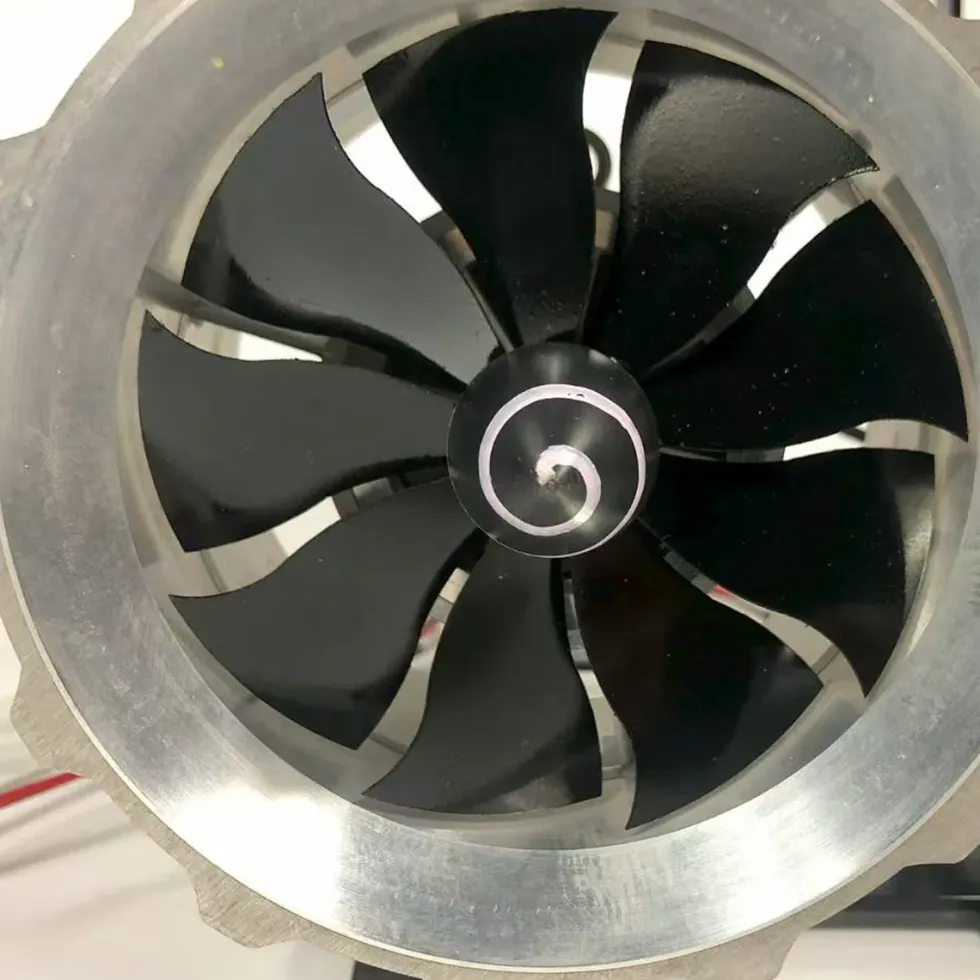 Miniature Turbofan Engine Model Precision-Crafted Removable and Maintainable Jet Engine with Liquid Gas Combustion