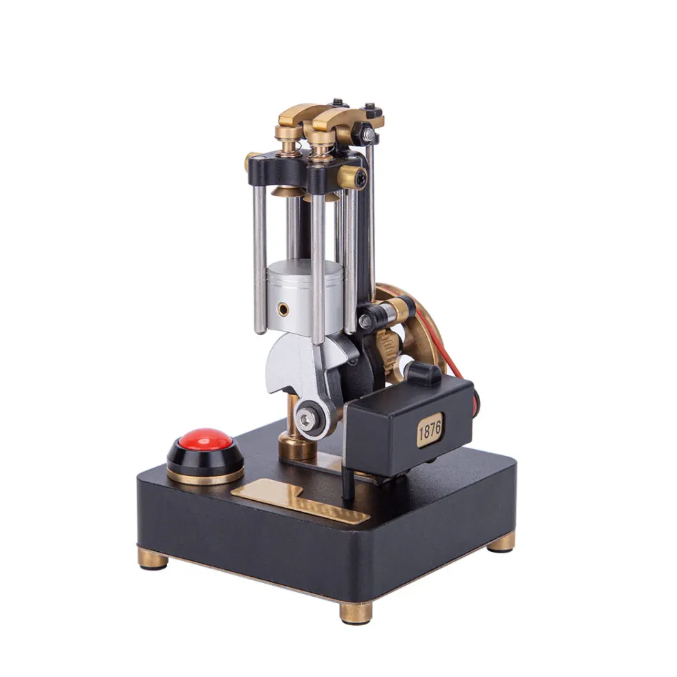 Mini Metal Four-Stroke Internal Combustion Engine Model for Educational Experimental Science Demonstration