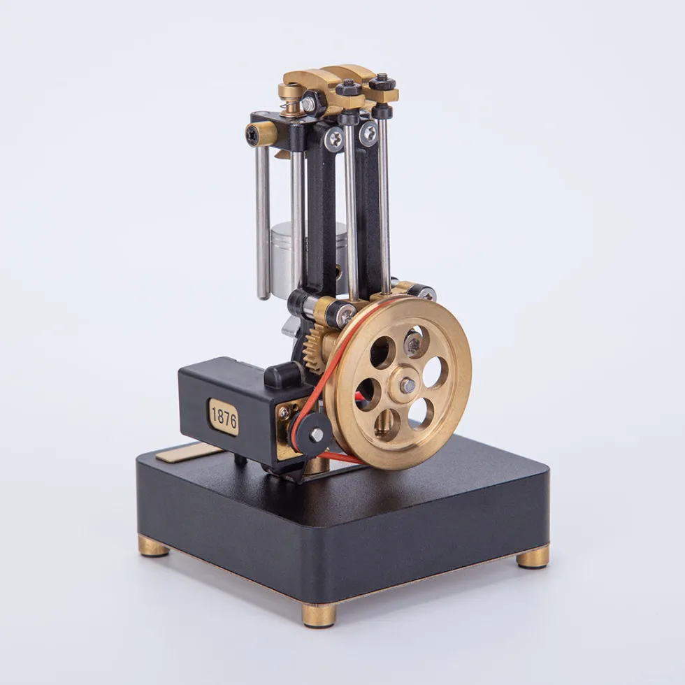 Mini Metal Four-Stroke Internal Combustion Engine Model for Educational Experimental Science Demonstration