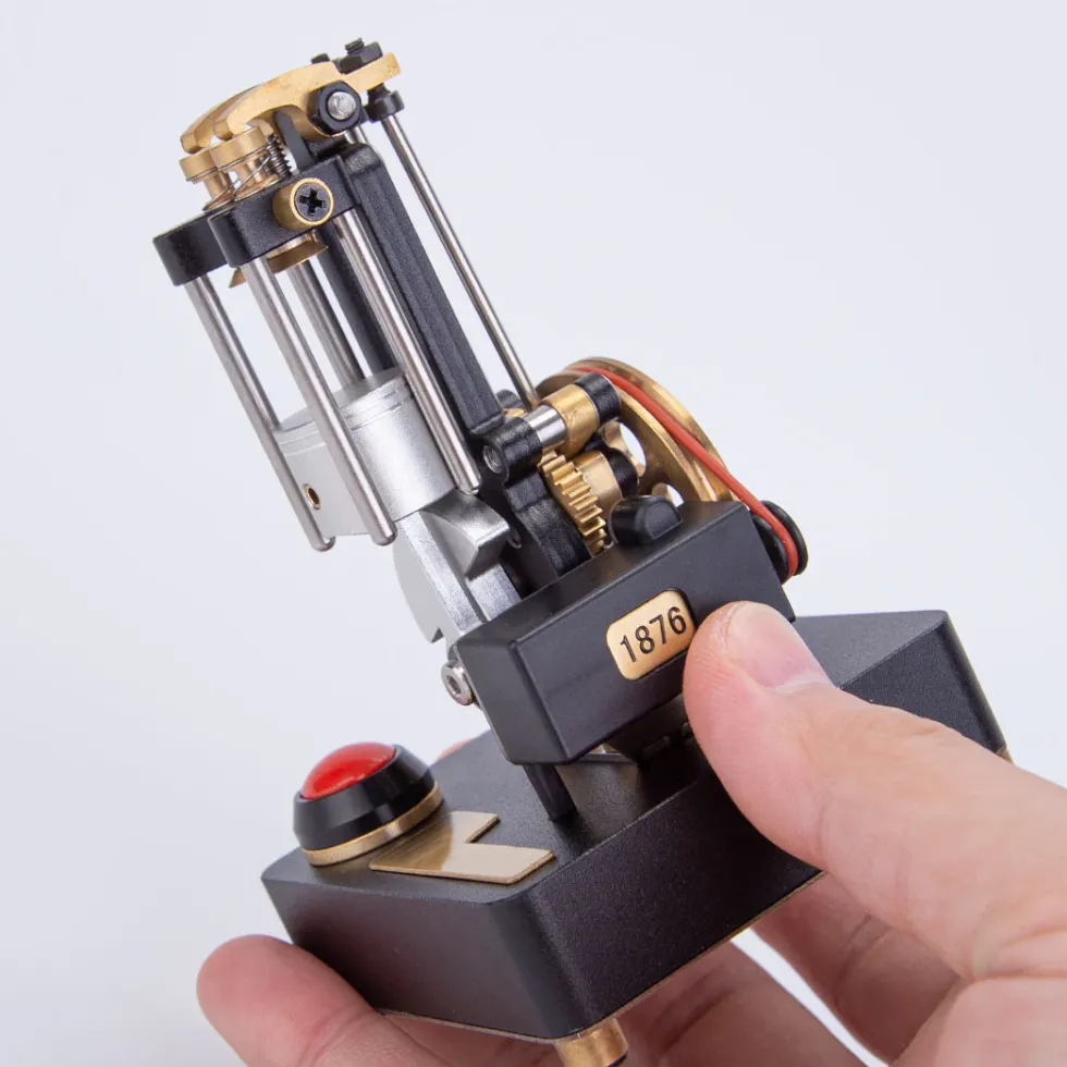 Mini Metal Four-Stroke Internal Combustion Engine Model for Educational Experimental Science Demonstration