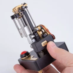 Mini Metal Mechanical 4-stroke Internal Combustion Engine Model Toy for Educational Experimental Science Demonstration