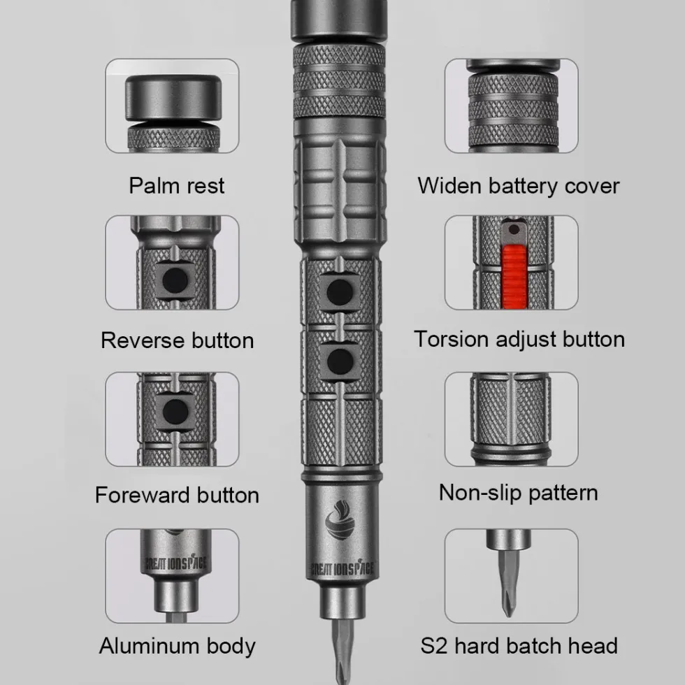 Mini Precision Electric Screwdriver Head Maintenance Tools DIY Tools Set for Models & Electronics