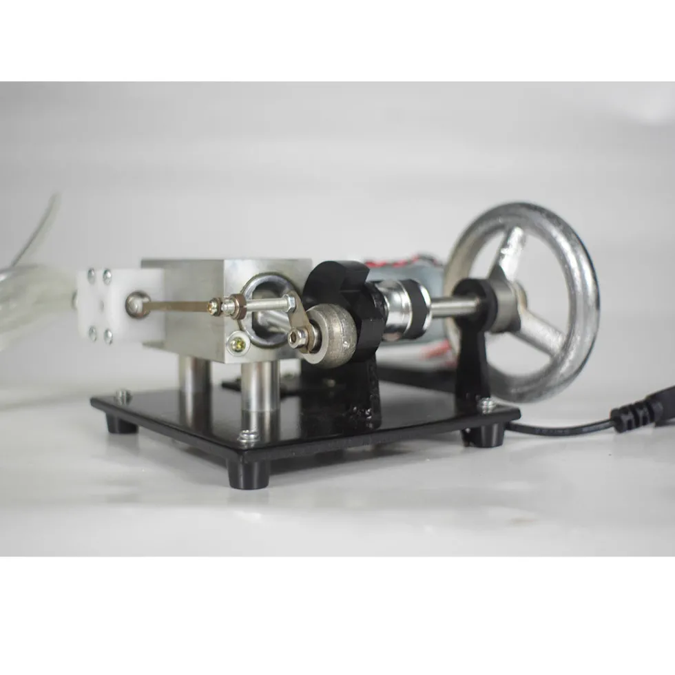 Mini Single Cylinder Horizontal Steam Engine Generator Model DIY Kit Set