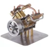 Mini V4 Steam Engine Miniature Steam Engine Model without Boiler
