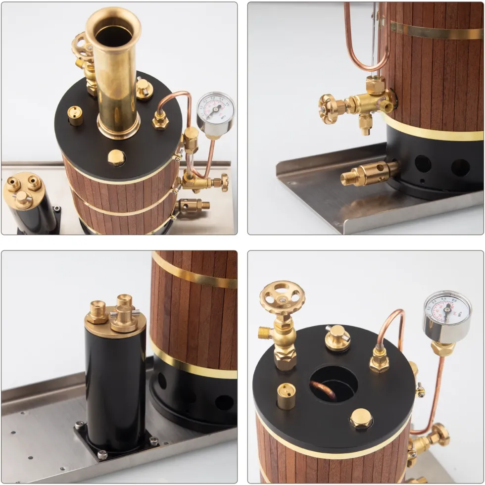 230ML Vertical Boiler Steam Boiler Model for Ship Steam Engine Model